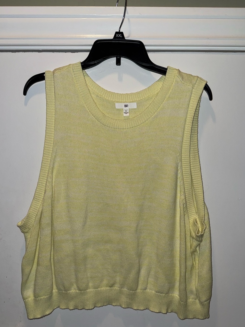 bp Soft Yellow Knit Sweater Vest Tank Top